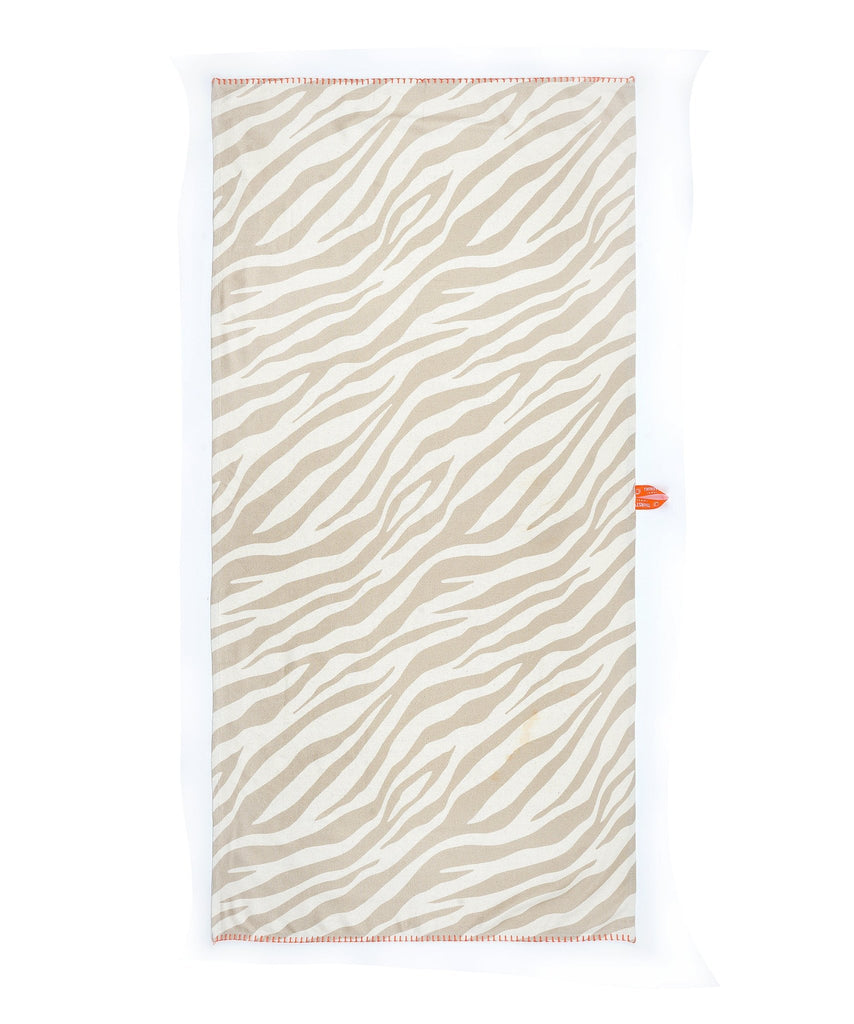 Taupe Tiger Bamboo Bath Towel