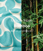 Turquoise Tile Bamboo Bath Towel