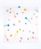 Twinkling stars 4 Layer bamboo baby swaddle