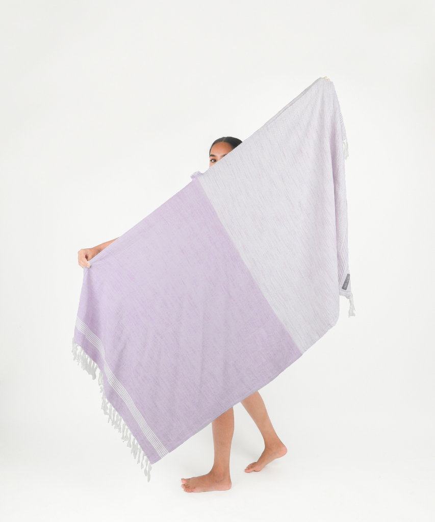 Moonlit Blue Cotton Towels | Piglet in Bed US